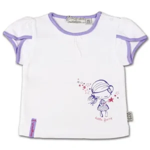 Zero 2 Three Newborn meisjes baby shirtje white korte mouw