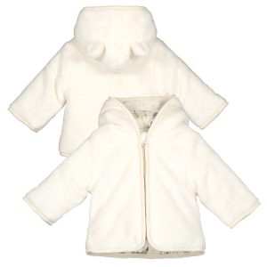 Blue Seven newborn fluffy winterjasje met capuchon