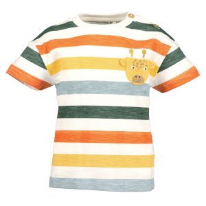 Blue Seven jongens baby T-shirt Safari gestreept