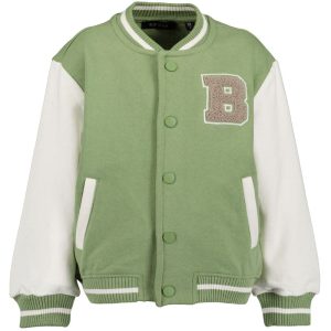 Blue Seven jongens baseball vest groen