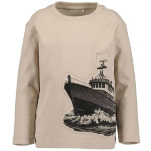 Blue Seven jongens longsleeve Iceland kaki