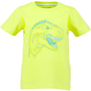 Blue Seven jongens shirt Dino lime