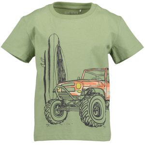 Blue Seven jongens shirt beachride groen