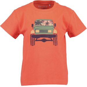 Blue Seven jongens t-shirt beachride oranje
