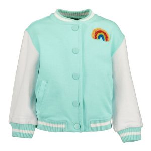 Blue Seven meisjes baby baseball vest unicorn love mint