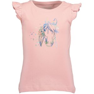 Blue Seven meisjes shirt paard rose