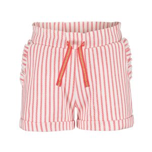Blue Seven meisjesshort Ocean rood-wit gestreept