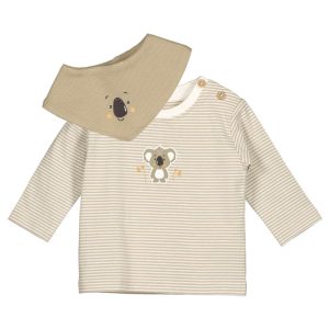 Blue Seven Newborn shirt koala gestreept