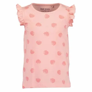 Blue Seven meisjes shirt By The Sea zalm