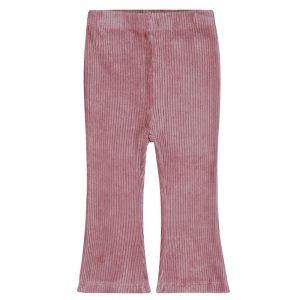 Dirkje flared meisjes ribbroekje mauve