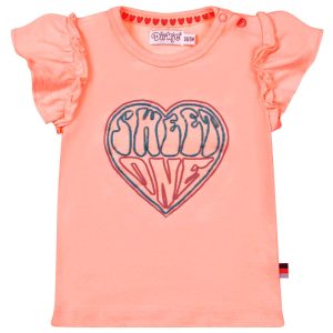 Dirkje meisjes shirt Sweet One peach