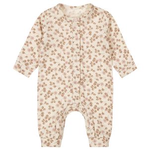 Dirkje newborn meisjes boxpakje gebloemd créme