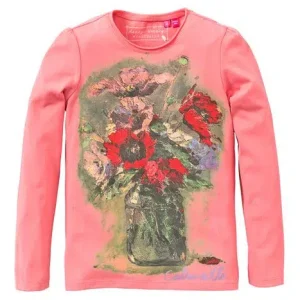 Cakewalk meisjes shirt Kimber coraal