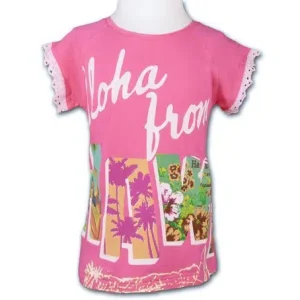 Cakewalk meisjes shirt Kasha pink hot
