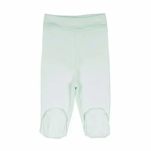 Zero2Three Newborn licht mintgroen basic baby broekje met voetjes